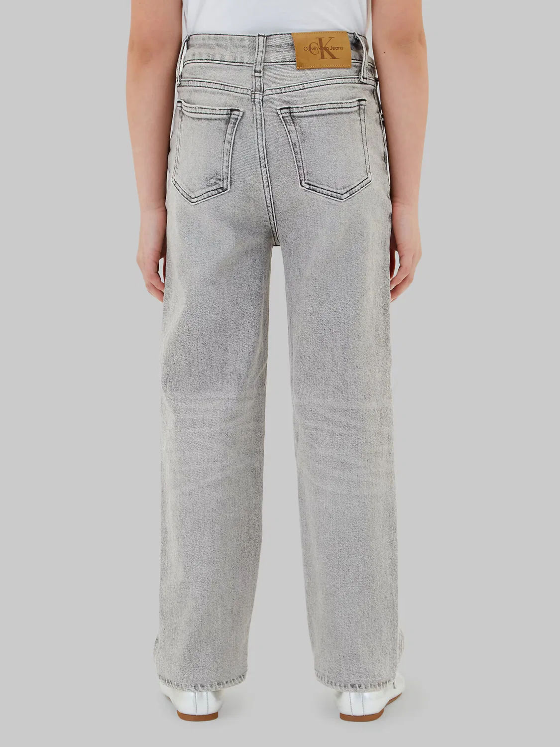 Джинсы Calvin Klein Jeans классические, серые — фото 4
