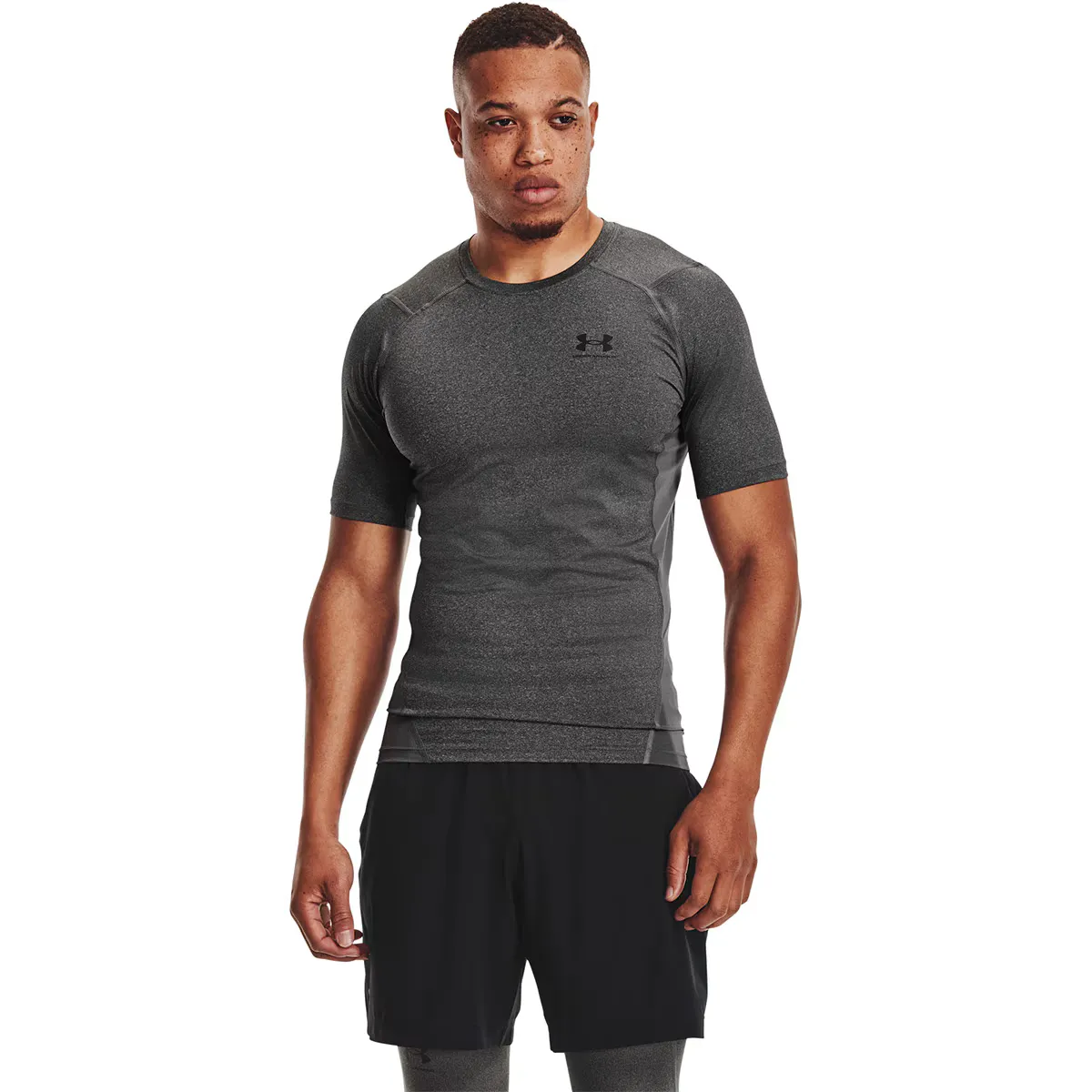 

HeatGear Under Armour Мужская футболка, серый/черный