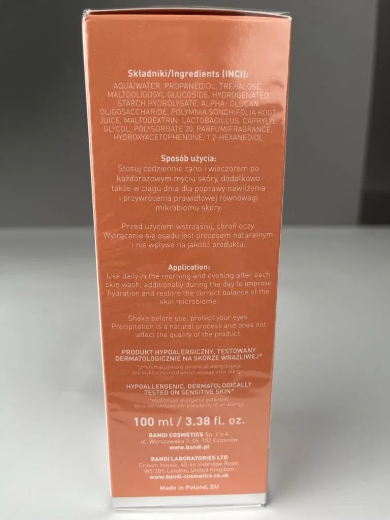 Тоник Bandi — Mikrobiom Skin Care SOS Tonic Mist, 200 мл — фото 3