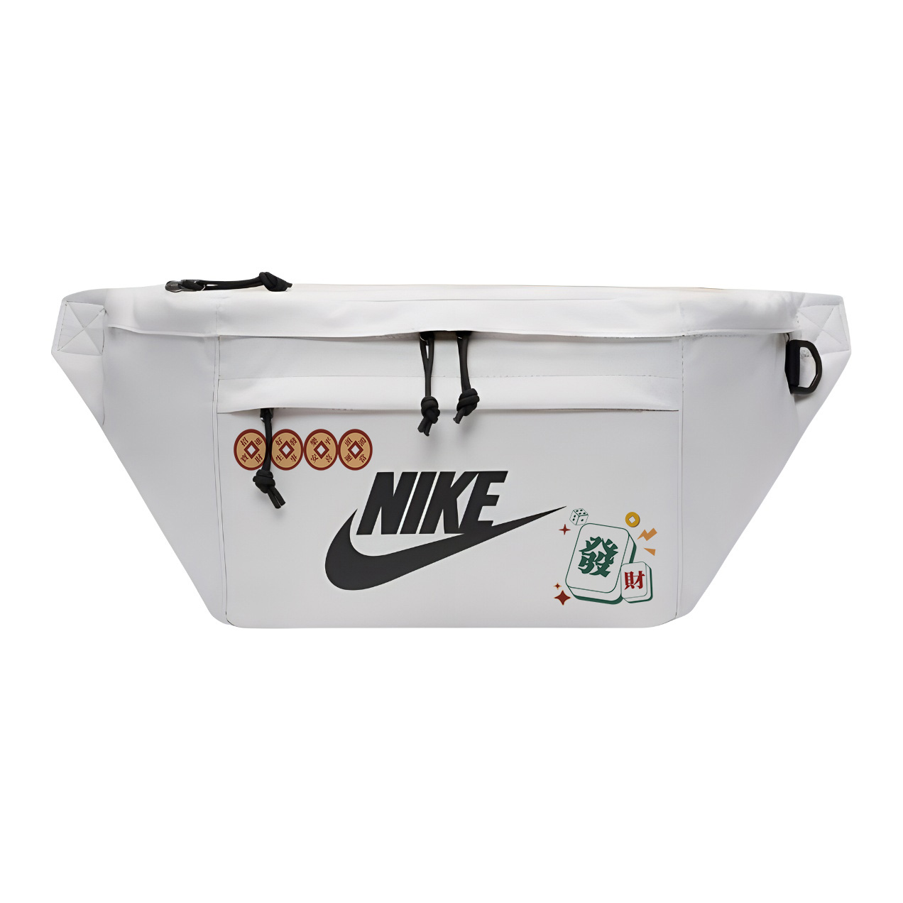 

Nike Одноплечевая набедренная сумка через плечо унисекс белая, Prosperity Good Luck