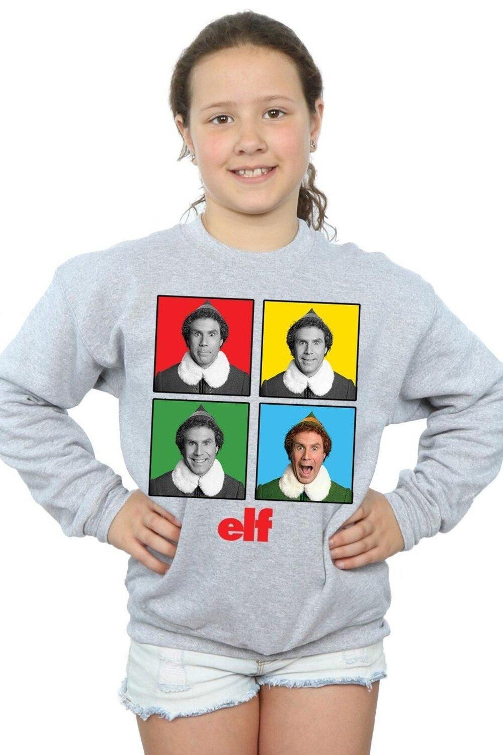 

Толстовка «Четыре лица» Elf, серый