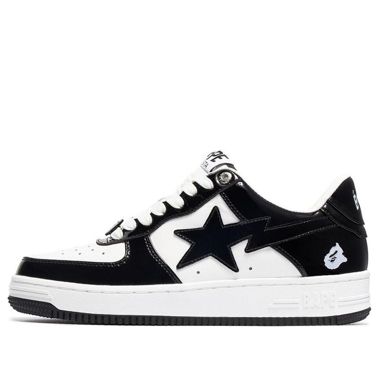 

Кроссовки A Bathing Ape Bape STA Low 'Black White', черный