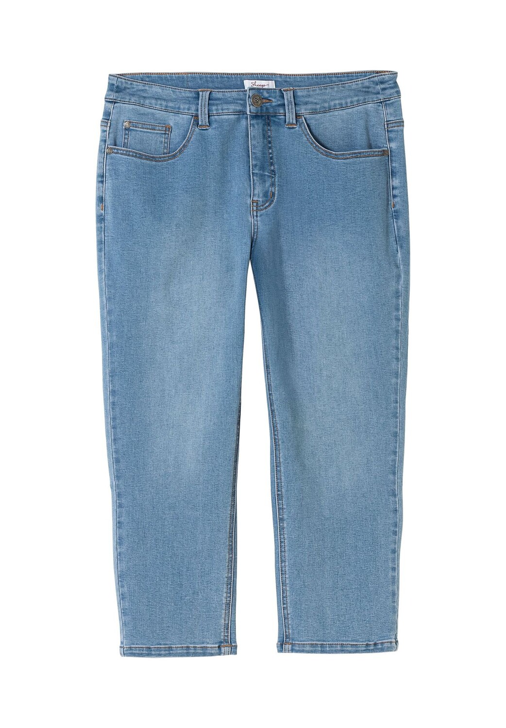 

Джинсы скинни 7/8 длиной 7/8 Sheego, цвет Blue Denim