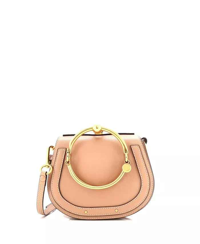 

Маленькая кожаная сумка-кроссбоди Small Nile Pre-Owned Chloe, коричневый/бежевый