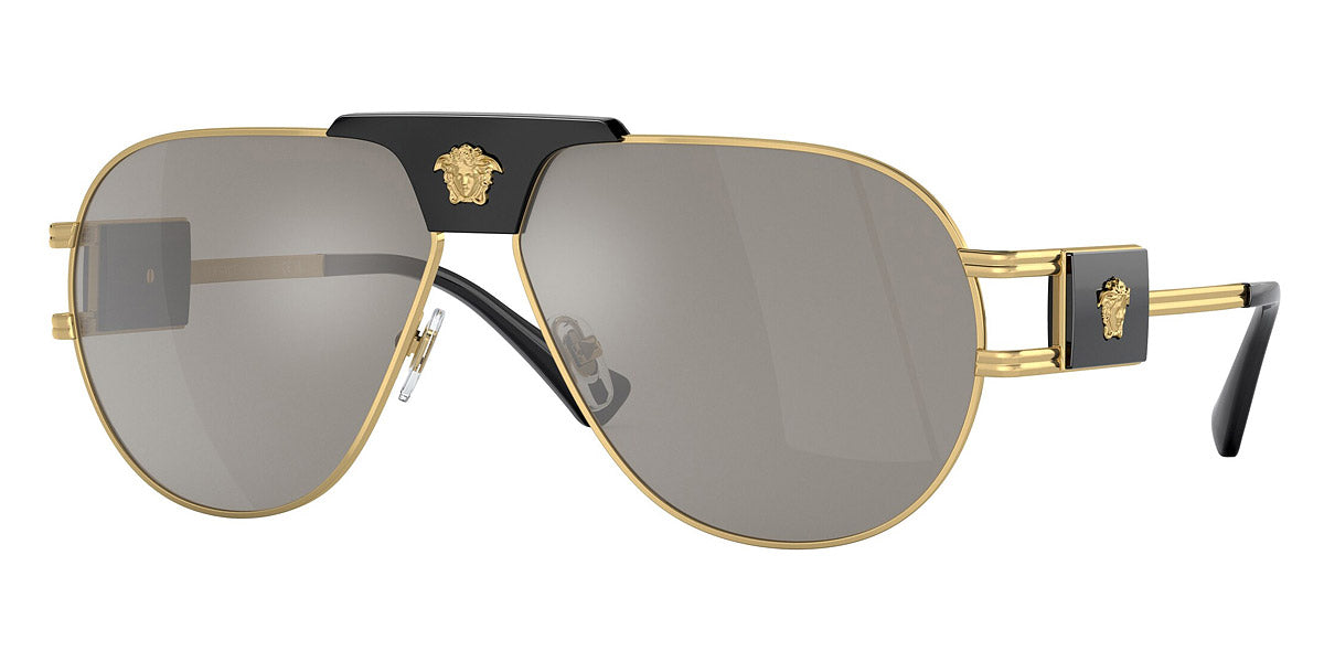 

Versace Мужские солнцезащитные очки VE2252-10026G Fashion 63 мм Gold