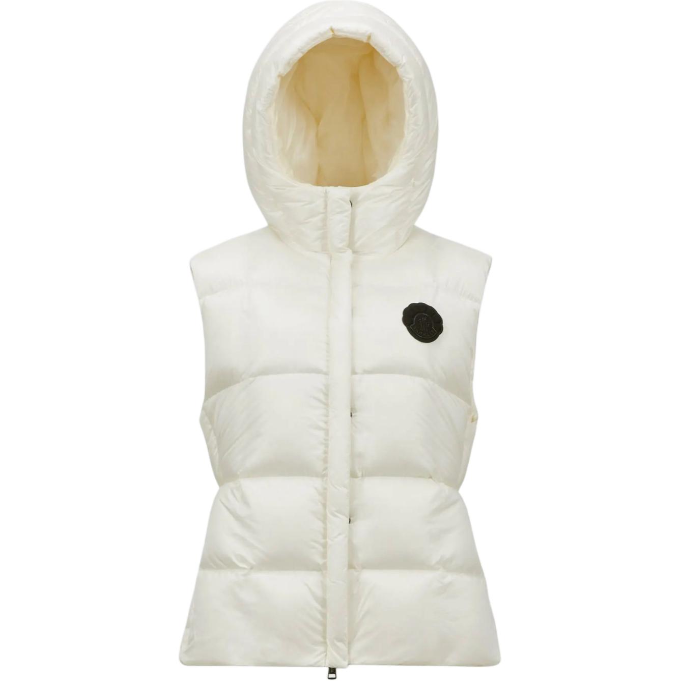 

X Lulu Li Коллаборация FW24 Пуховая куртка Женская Белая MONCLER GENIUS