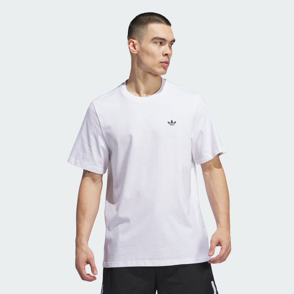 

Футболка Adidas Skateboarding 4.0 Logo Short Sleeve T-Shirt, цвет White/Black