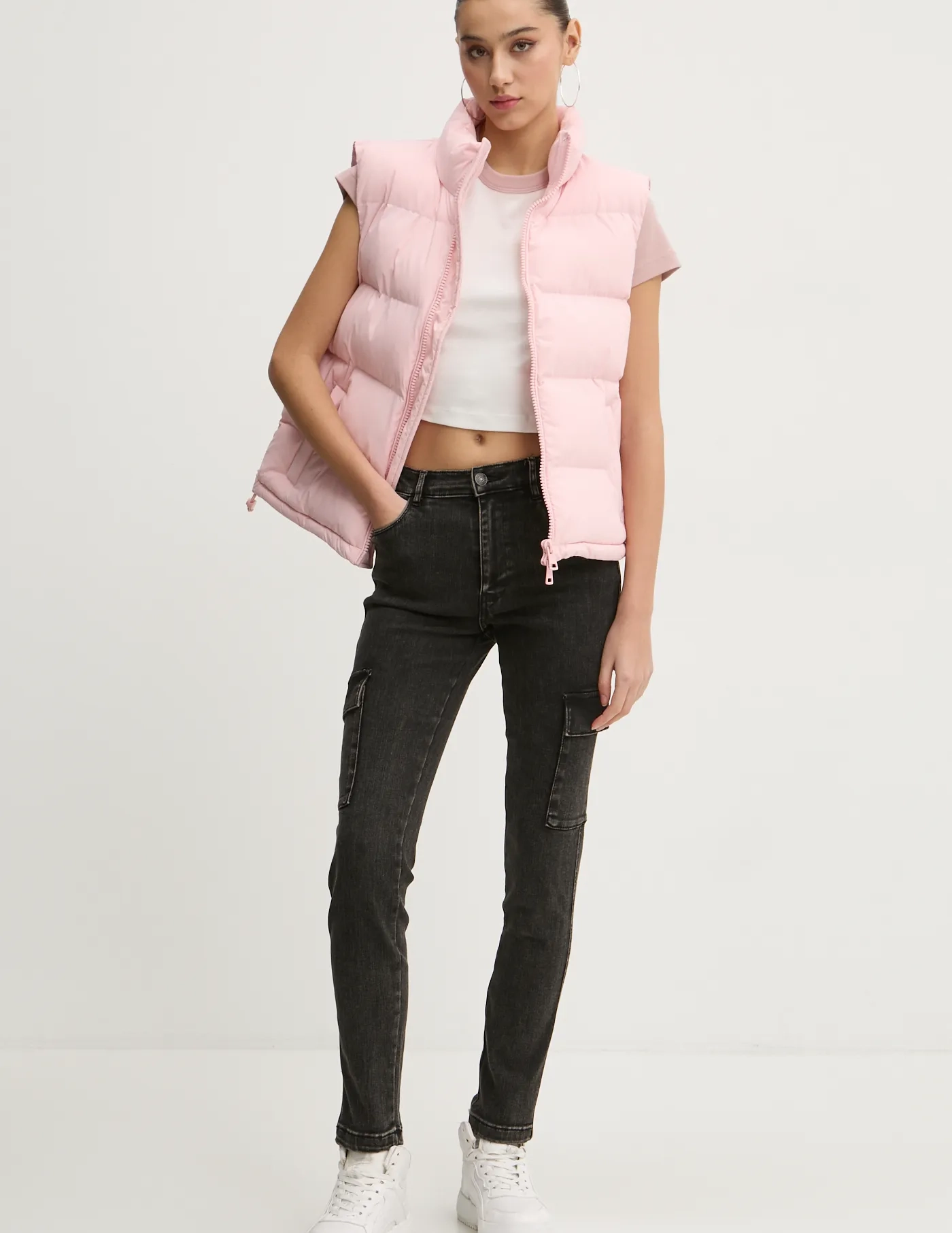 

Жилет Guess Jeans, розовый