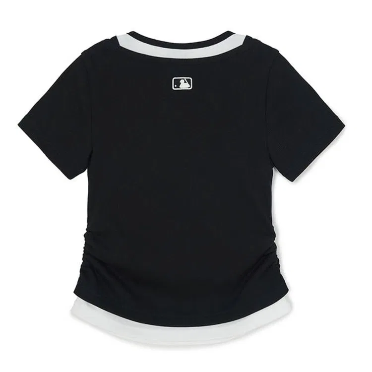 Футболка с круглым вырезом Moderate MLB KIDS, Black — фото 3