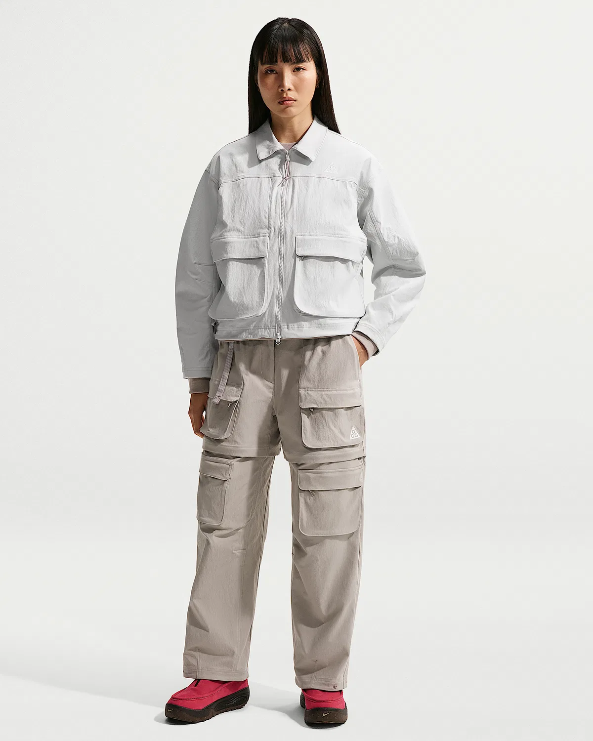 Женские штаны с отстегивающимися штанинами Nike ACG "Smith Summit", College Grey/Grey Fog/Photon Dust/Summit White