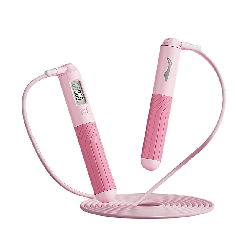 

Электронная скакалка для фитнеса с подсчетом прыжков, стальной трос/силикон, 2,8 м, honey pomelo orange LINING, розовый