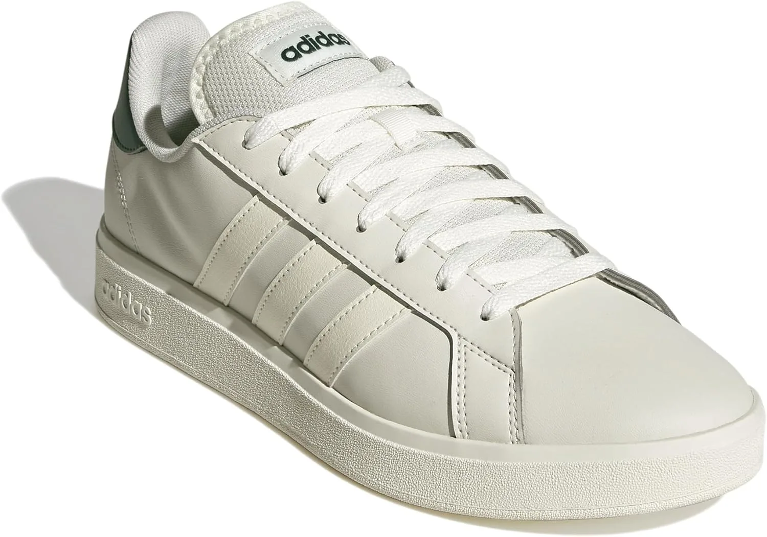 Мужские кроссовки Adidas Grand Court Base 2.0, серый/бежевый — фото 3