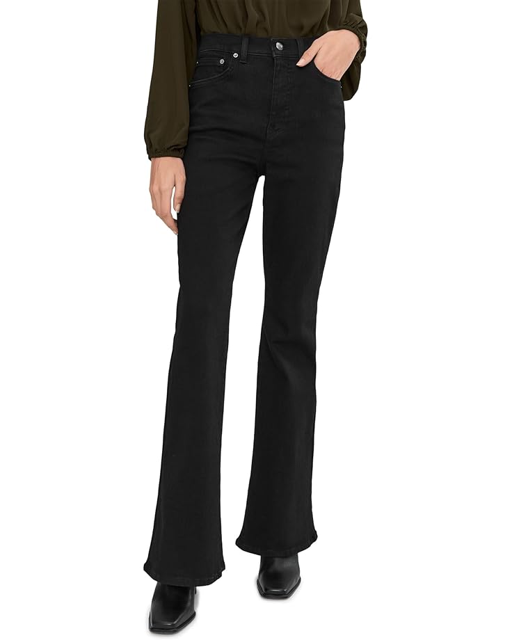 

Женские джинсы Madewell Stretch Flare черные, Black Rinse Wash