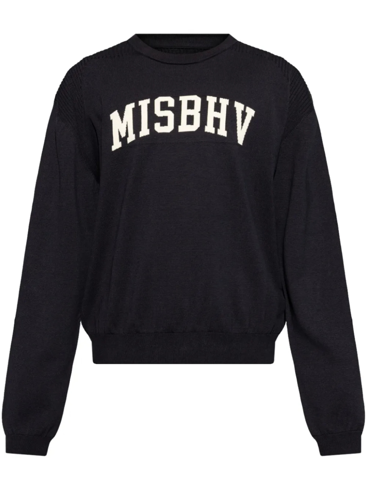 

Жаккардовый свитер с логотипом MISBHV, черный