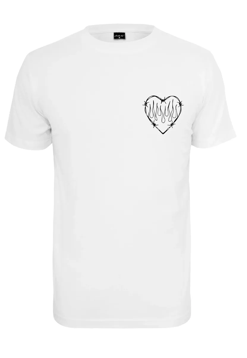 

Футболка Mister Tee "Mister Tee Женская футболка Burning Hearts" Mistertee, белый