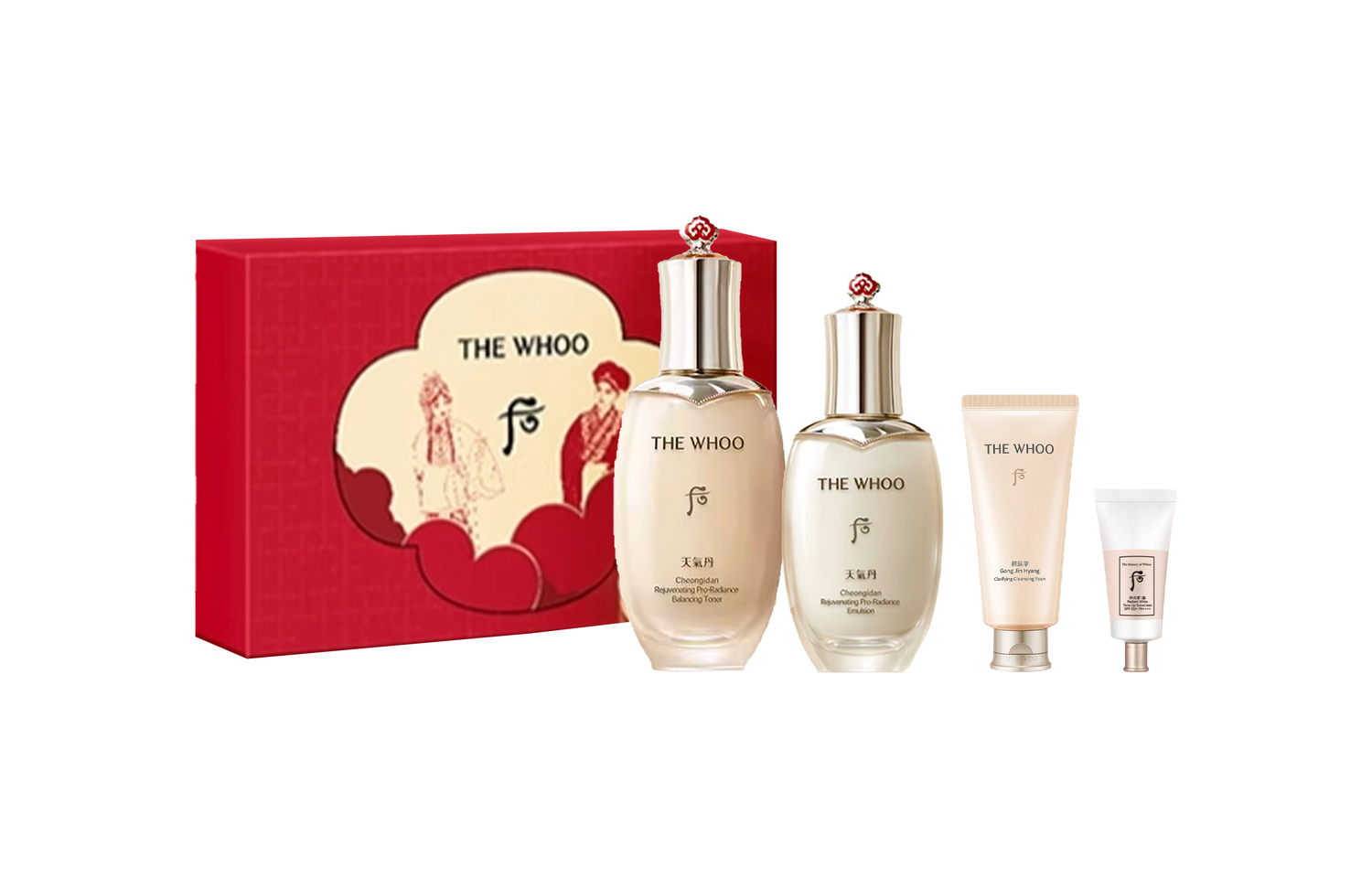 

Подарочный набор для ухода за кожей peking opera stage увлажняющий успокаивающий The History Of Whoo