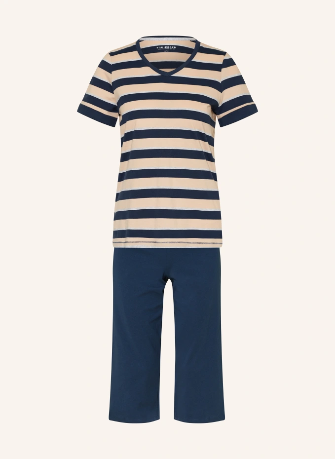 

Пижама 3/4 casuals essentials Schiesser, синий