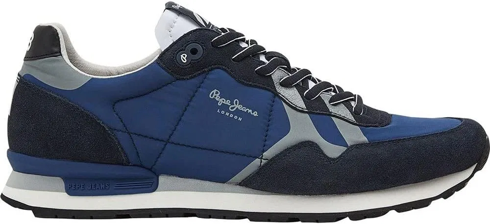 Мужские кроссовки Pepe Jeans Britt Man с принтом, 595Navy — фото 4