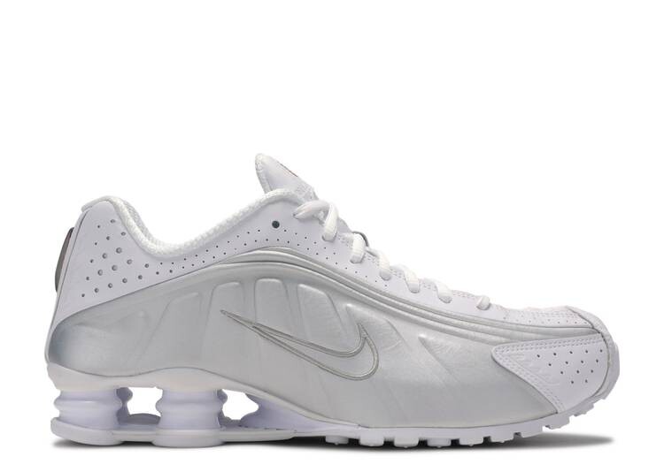 Женские кроссовки Nike Shox R4 'White Metallic'