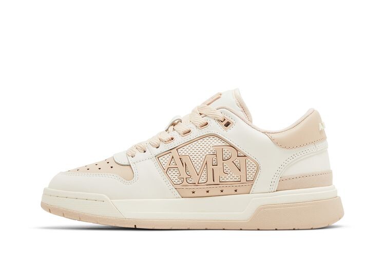 Кроссовки Amiri Wmns Classic Low Logo - White Pink, розовый — фото 3