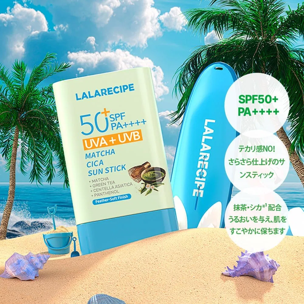 Солнцезащитный стик LALARECIPE Matcha Cica Sun Stick SPF50+ PA++++ 20 г — фото 2