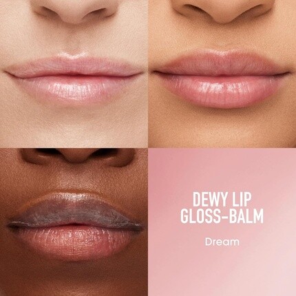 bareMinerals Dewy Блеск для губ Бальзам Увлажняющий блеск для губ Тонированный бальзам для губ Гибридный сияющий финиш 24-часовое увлажнение для мягких гладких губ Нелипкий Веганский сон — фото 3