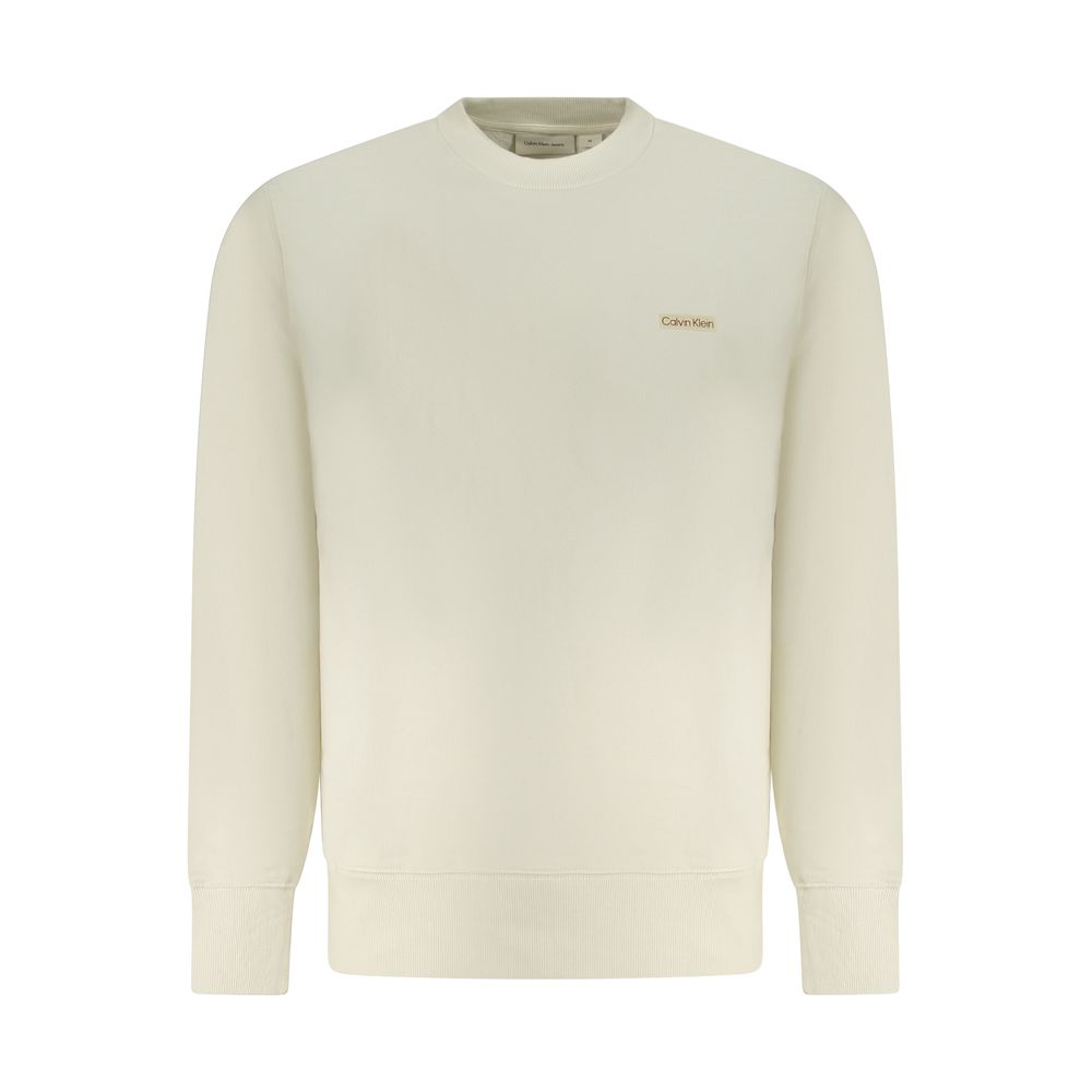 

Бежевый хлопковый свитер Calvin Klein, Beige