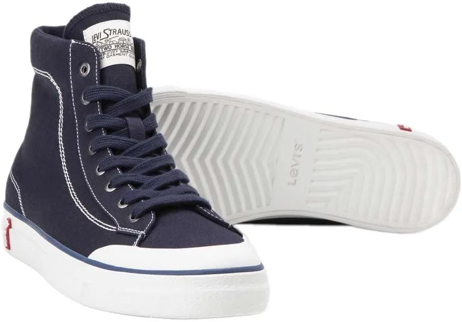 Кроссовки Levi's Herren LS2 Mid Street, Navy Blue — фото 2