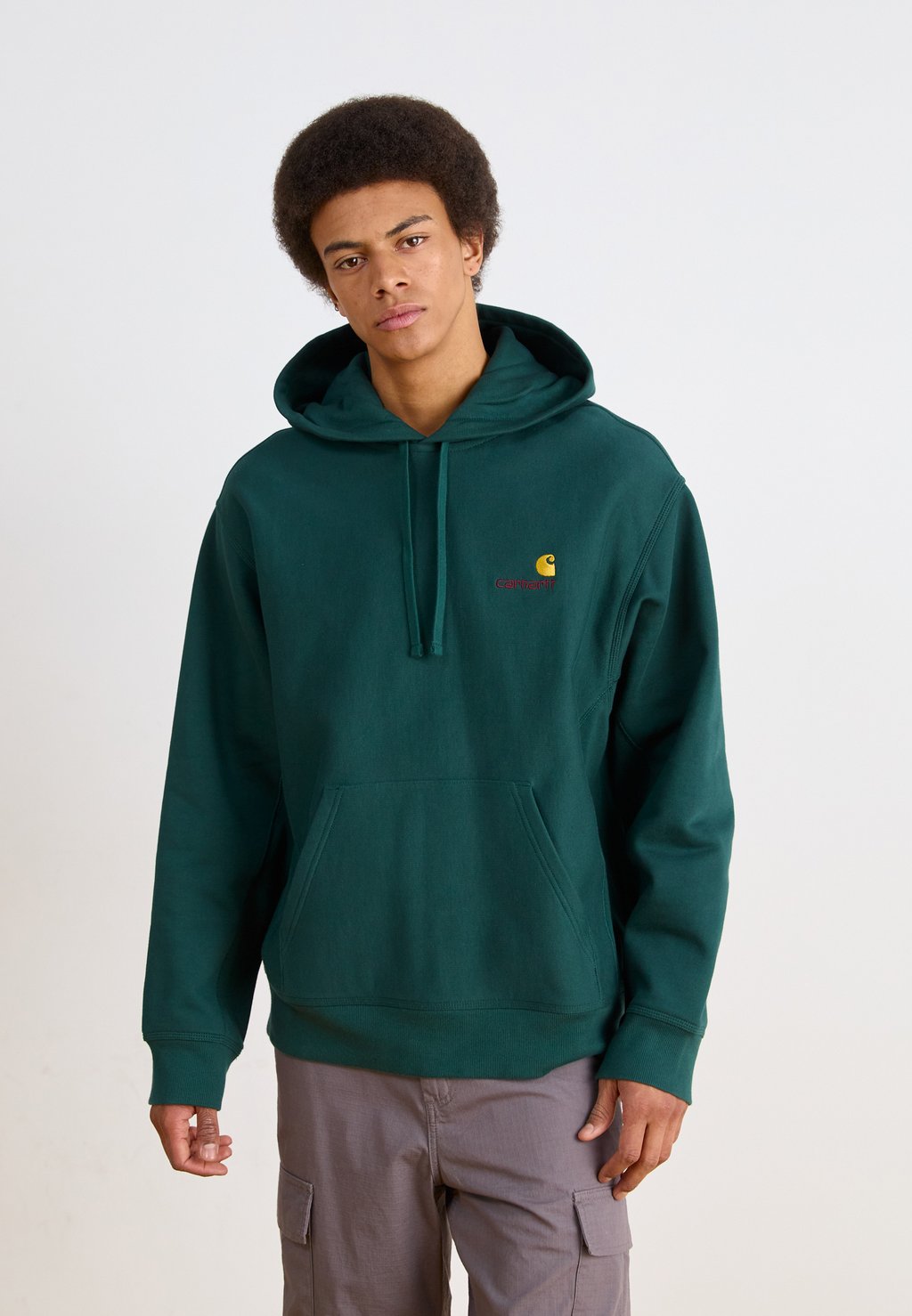 

Толстовка HOODED AMERICAN SCRIPT Carhartt WIP, зеленый
