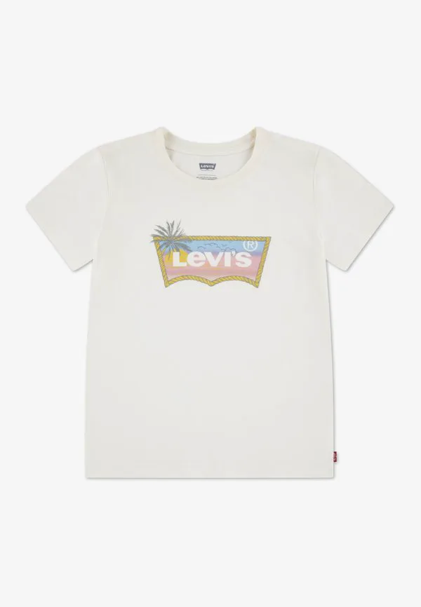 Футболка с принтом Levi'S, Antique White