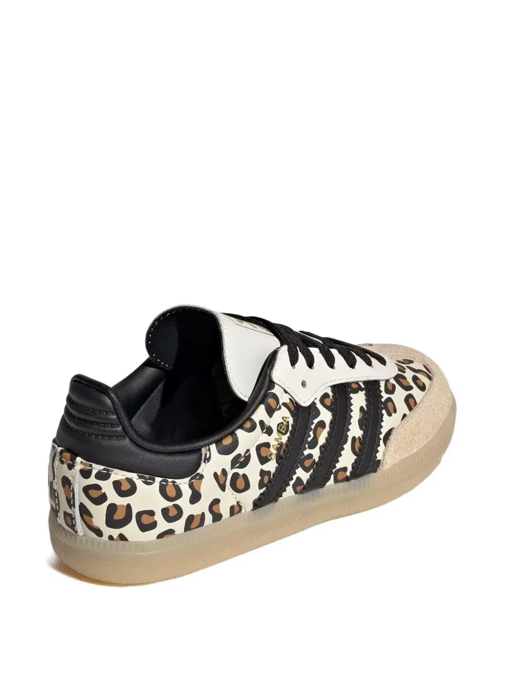 Кроссовки Samba OG с леопардовым принтом adidas, бежевый — фото 3