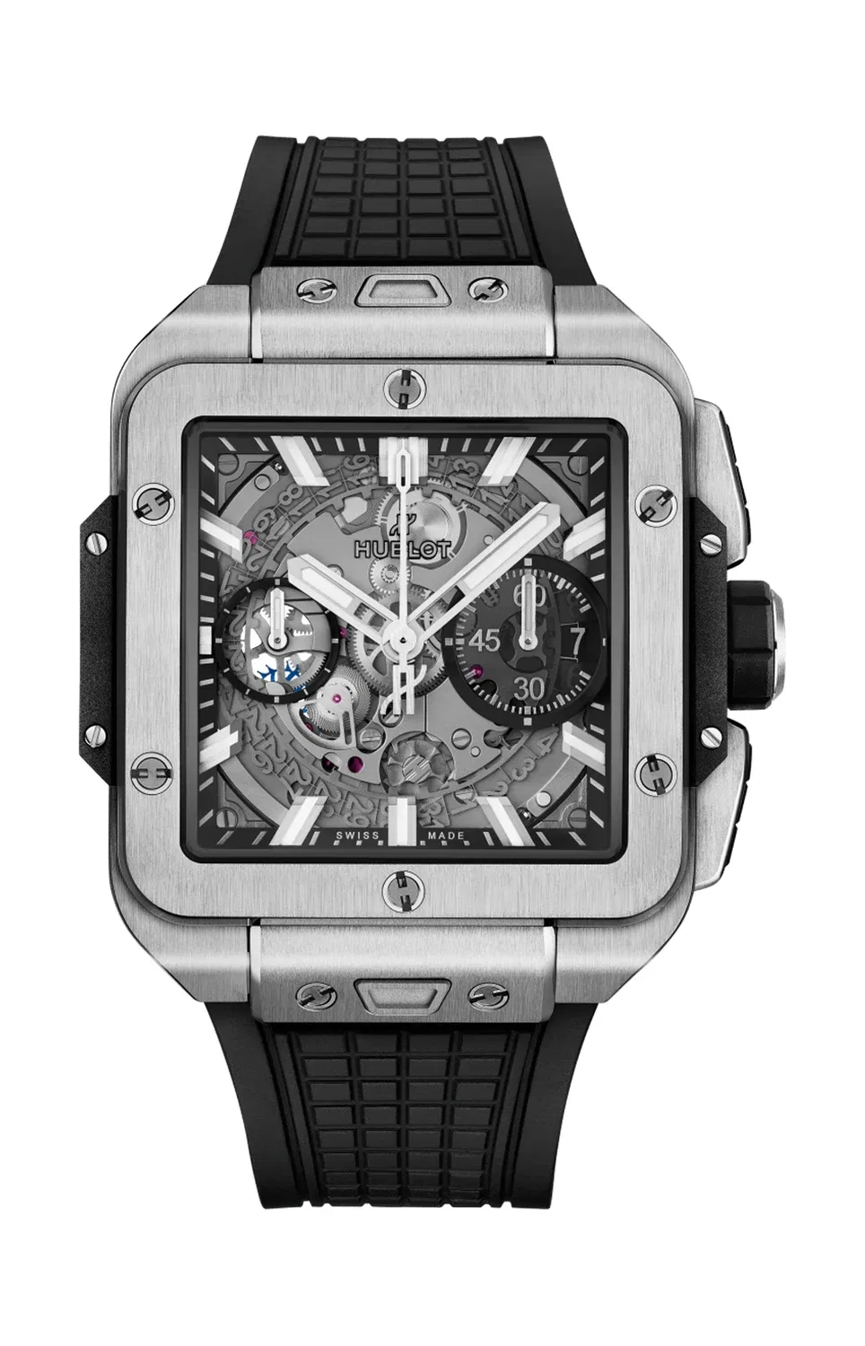 SQUARE BANG UNICO ТИТАН 42 ММ - 821.NX.0170.RX HUBLOT, синий