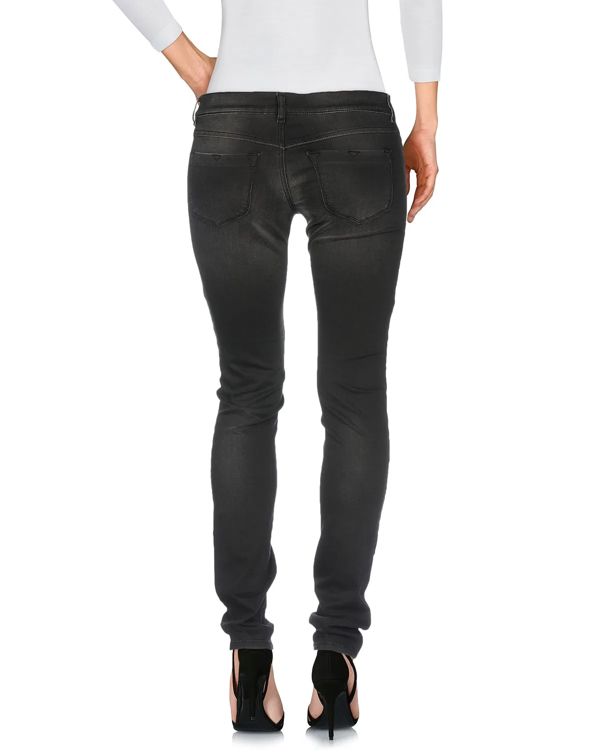 Джинсы скинни DIESEL Black — фото 2