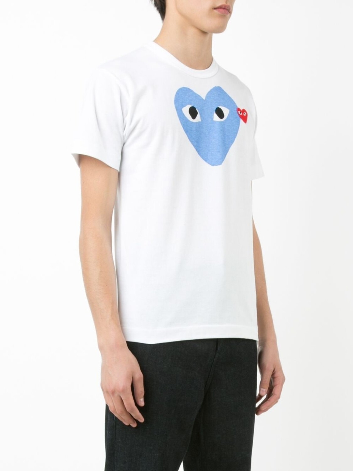 Comme Des Garçons Play футболка с изображением сердца, белый — фото 2