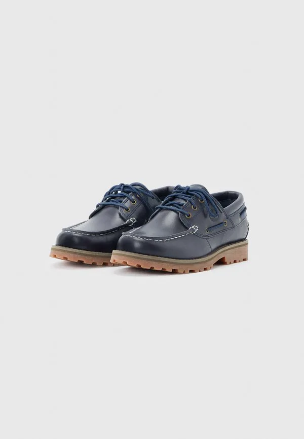 Оригинальные лодочные туфли унисекс Timberland, Navy — фото 2