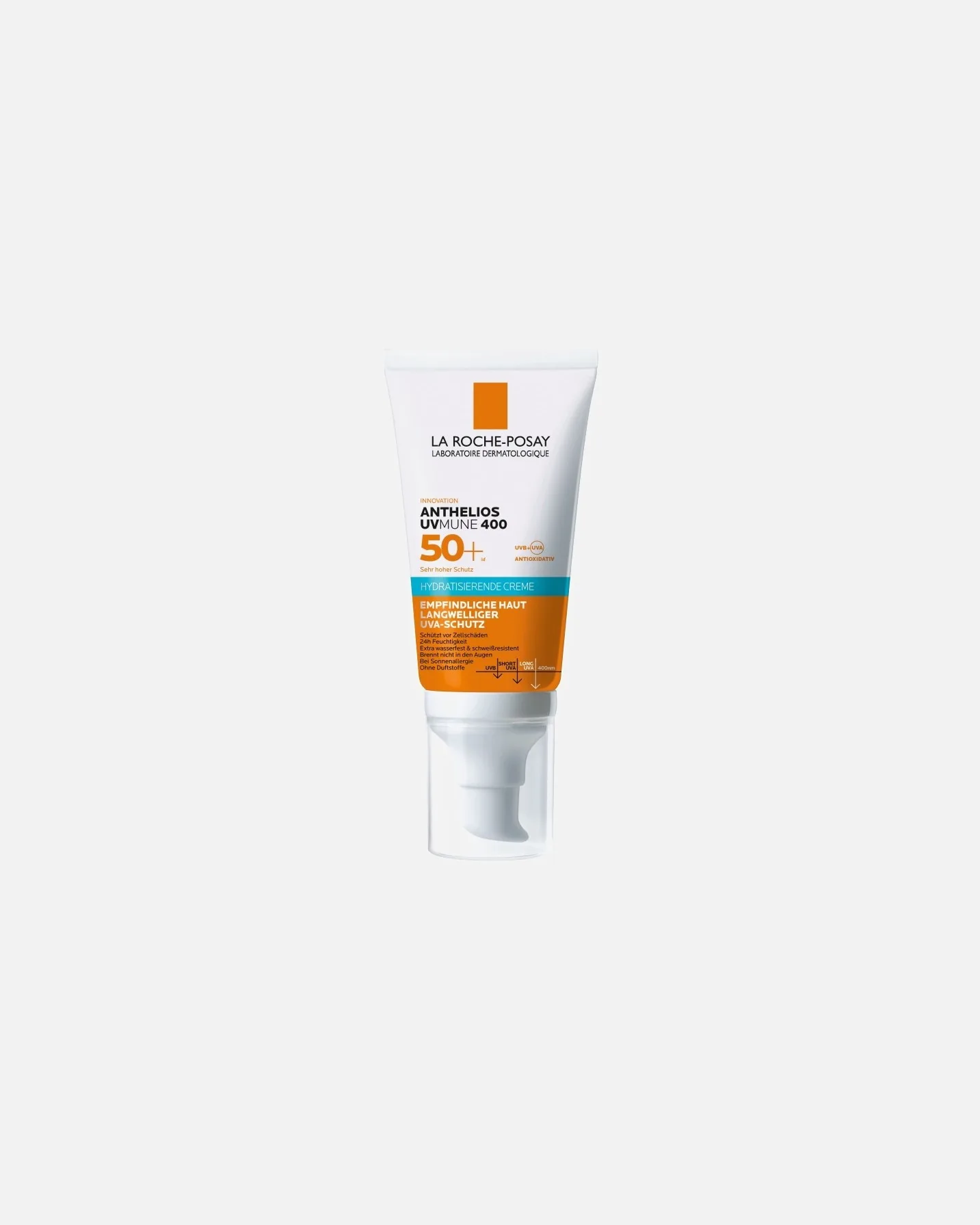 Увлажняющий солнцезащитный крем Anthelios UVMune 400 SPF 50+ La Roche Posay, 50 мл