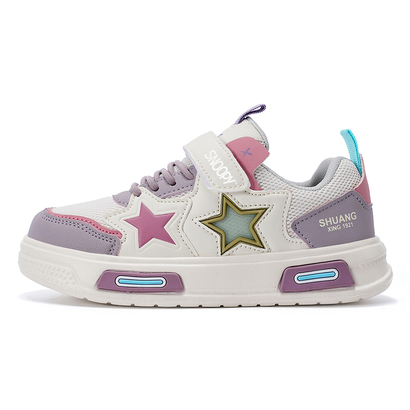 

Детские кроссовки для скейтбординга с амортизацией, износостойкими, дышащими, нескользящими подошвами SNOOPY, красный