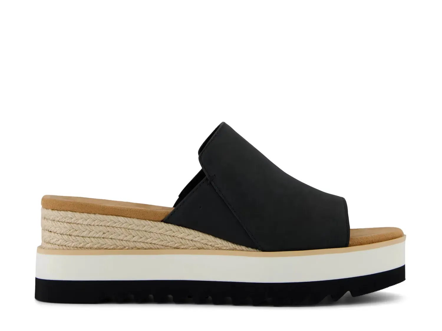 Эспадрильи Diana на клиновидной подошве - женские Toms, Black — фото 4
