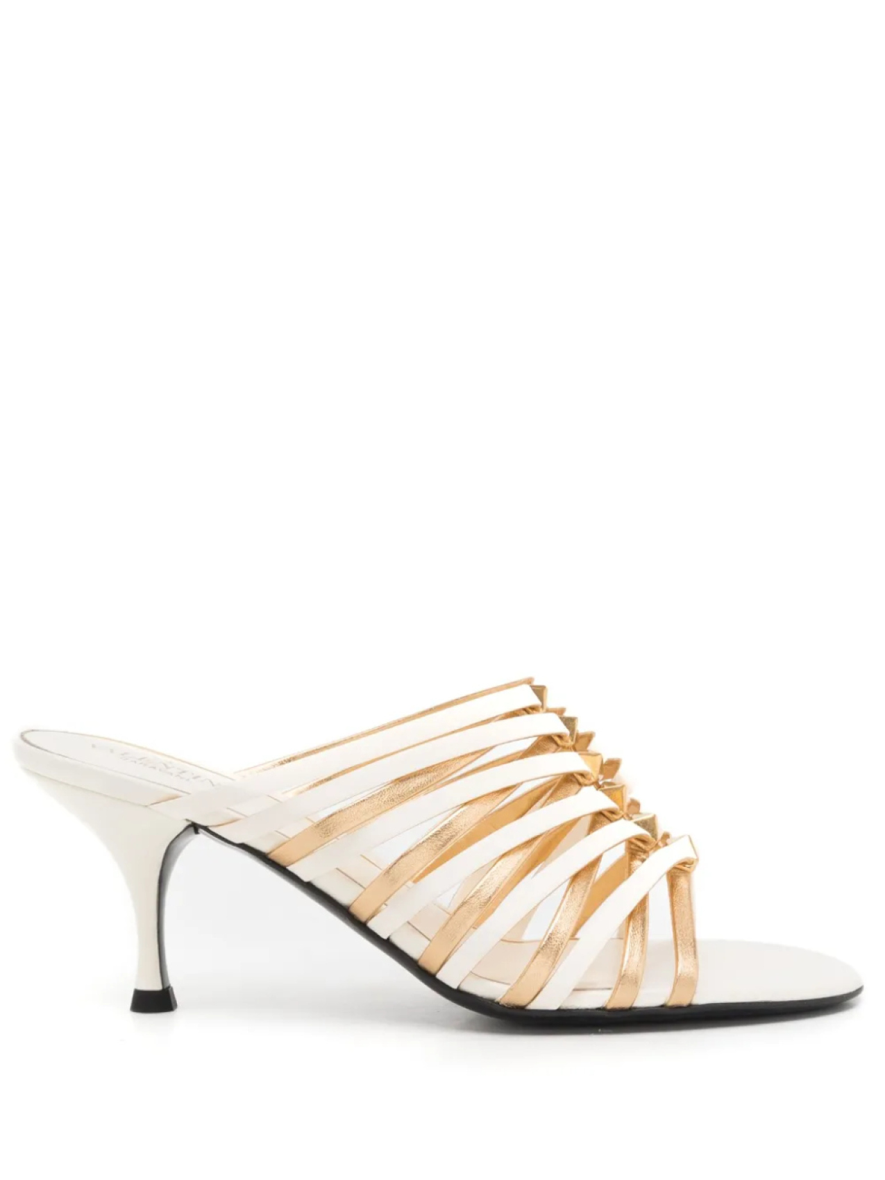 Valentino Garavani мюли Rockstud 70, белый