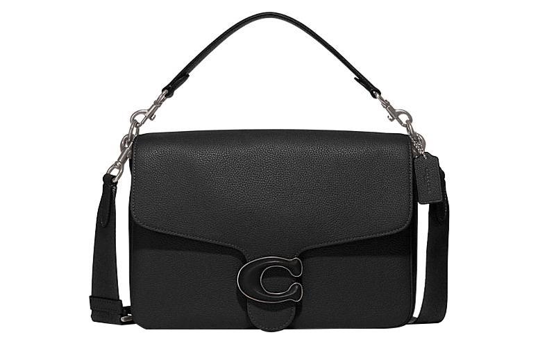 

COACH Сумка-мессенджер Tabby Cow Leather With Leather, женская сумка, наплечная сумка, кросс-боди большая black
