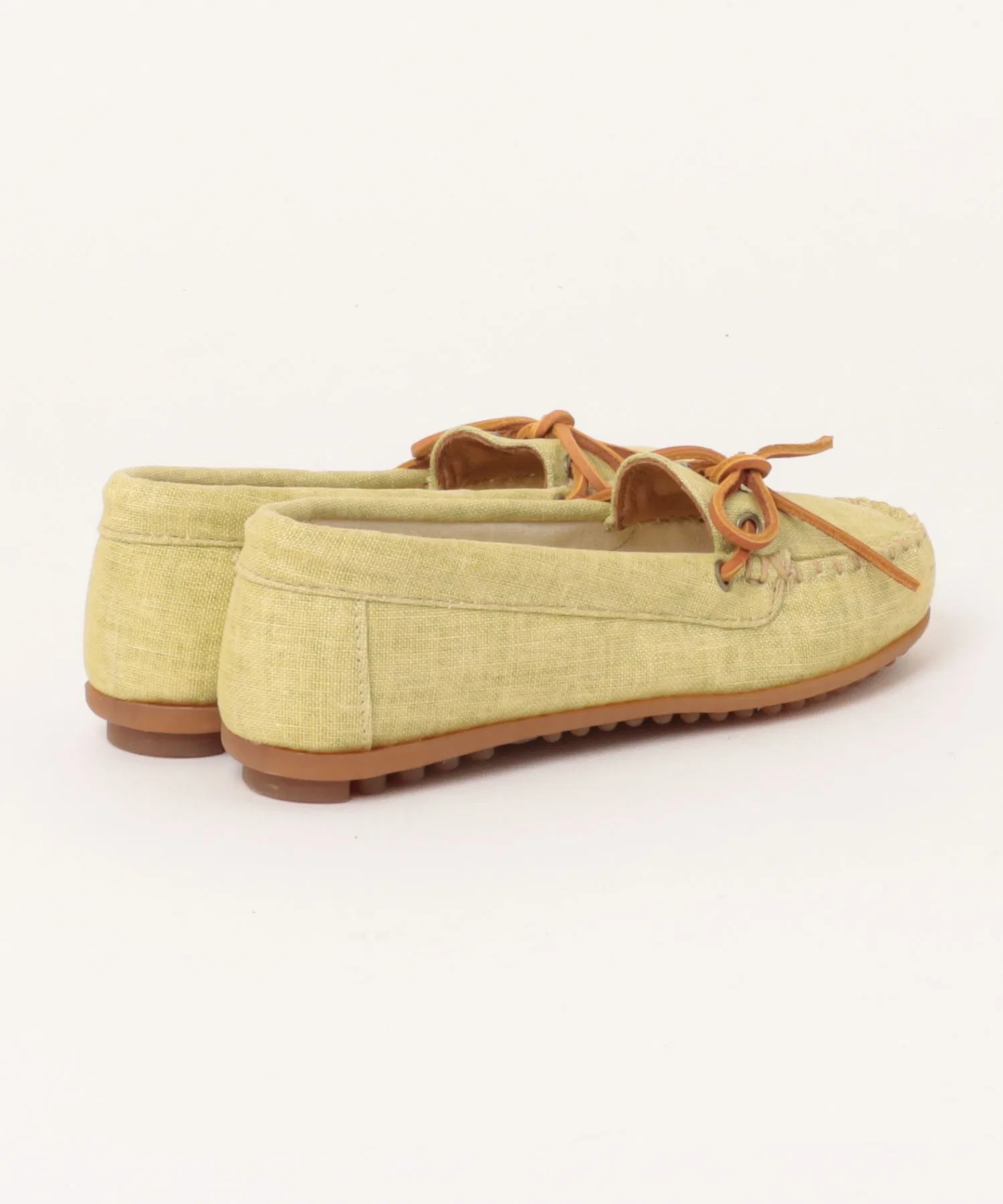 Женские мокасины Minnetonka CANVAS MOC розовые — фото 2