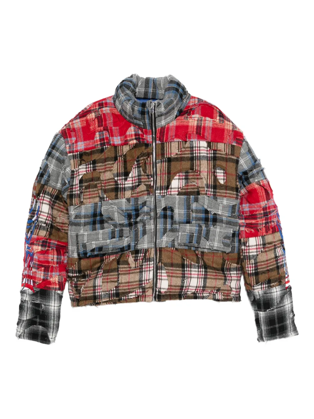 

Куртка с лоскутным дизайном Ruin Who Decides War, коричневый