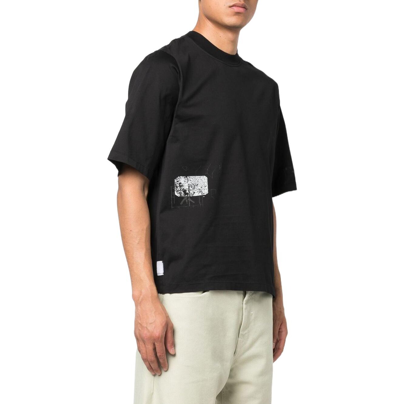 Футболка мужская Stone Island Shadow Project, черный — фото 4