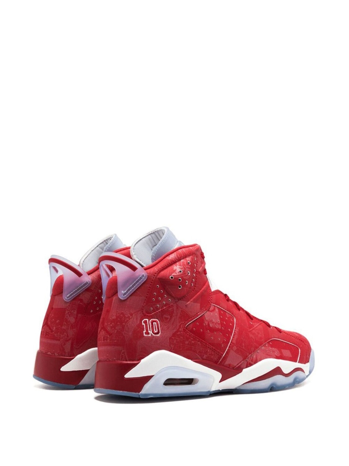 Кроссовки Air 6 Retro из коллаборации с Slam Dunk Jordan, красный — фото 3