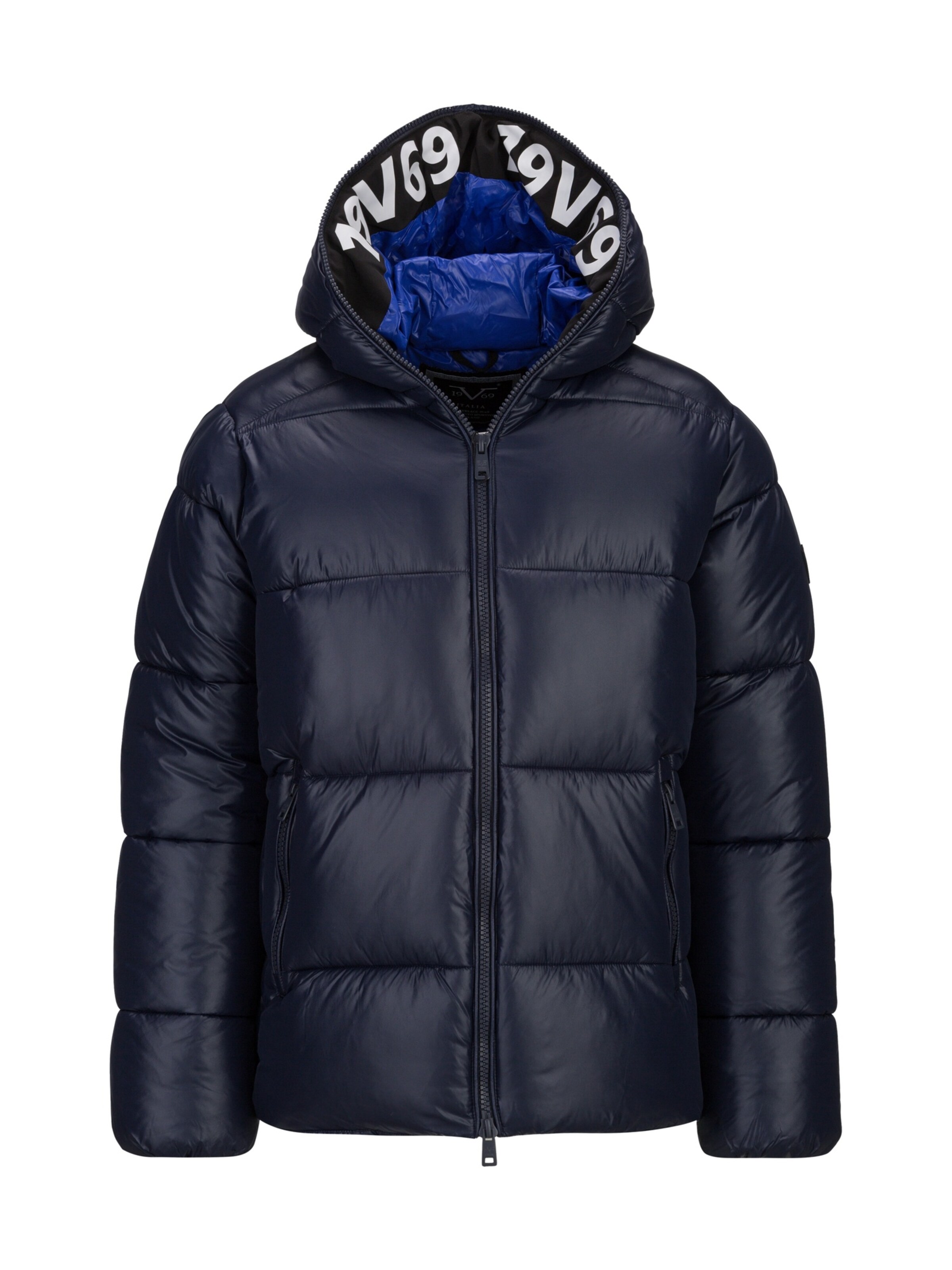 

19V69 ITALIA Зимняя куртка 'Delano' в темно-синем цвете