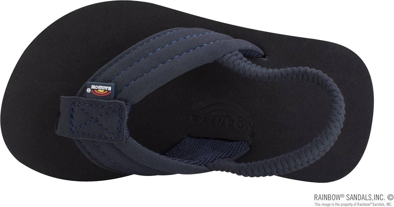 Детские сандалии Rainbow Sandals Grombow с мягкой резиновой подошвой, неопрена ремешком и задним ремешком, темно-синий — фото 3