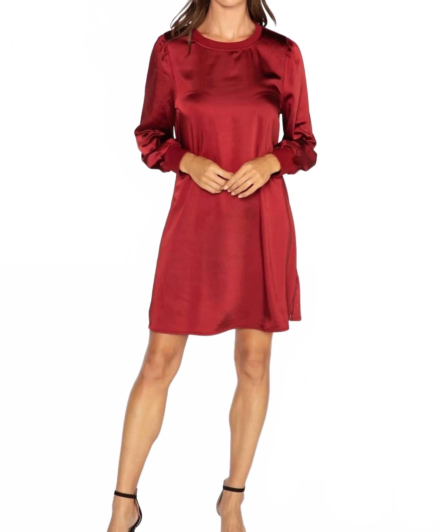 

Платье Carraway в цвете каберне S'edge, Cabernet