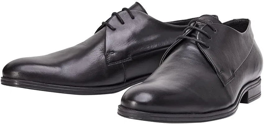 Туфли JACK & JONES Men's Jfwsammy Leather Anthracite Brogues — фото 2