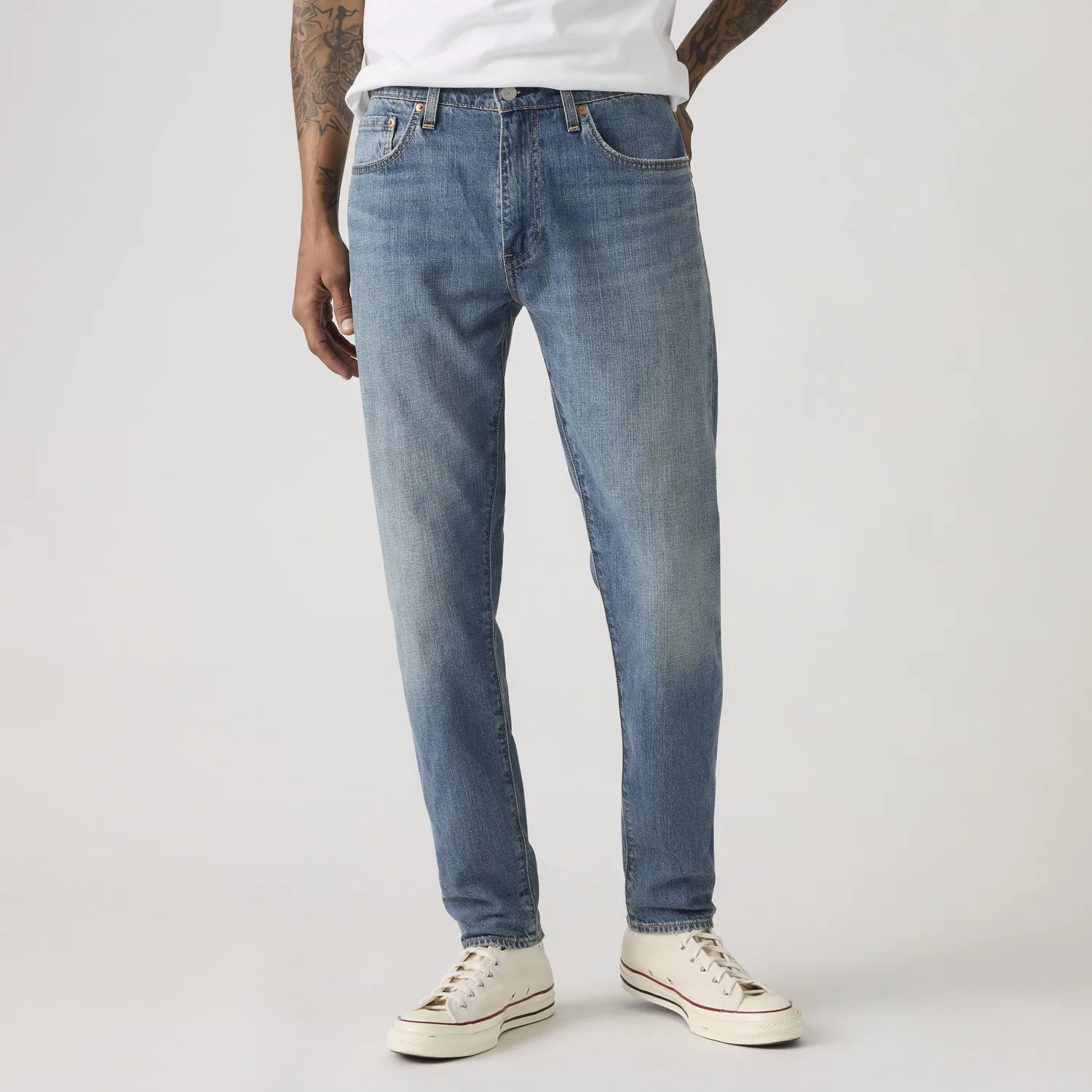Мужские джинсы 512 Slim Taper из льна и денима Levi's, Medium Wash — фото 2