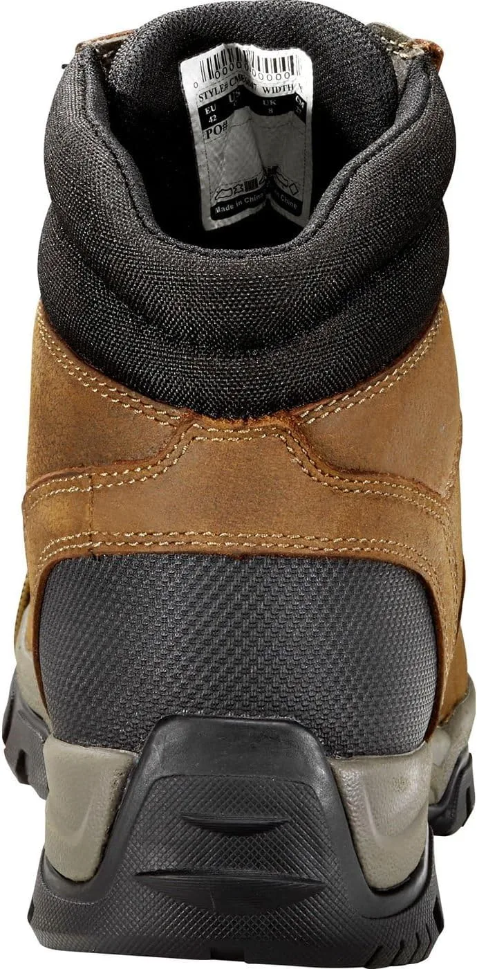 Мужские водонепроницаемые ботинки Carhartt Ground Force 6 Inch с защитными носками, модель CME6347, на танкетке, легкие, современные, красные — фото 4